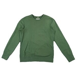 Reigning Champ Crewneck Sweatshirt Men's Small Green Cotton Made In Canada